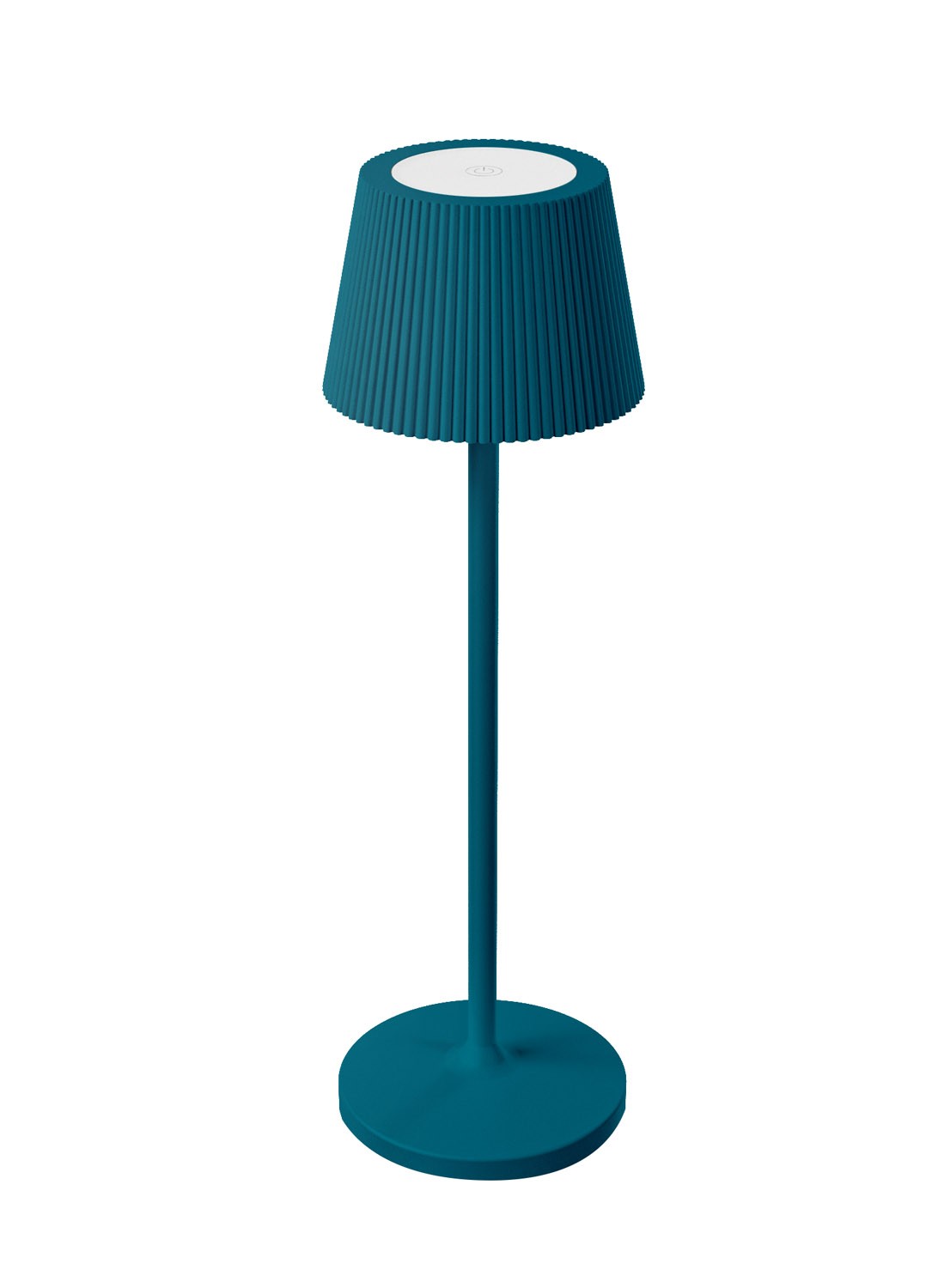 Lampada da Tavolo LED Ricaricabile EMMA MINI Blu Petrolio 1,5W 3000K IP54