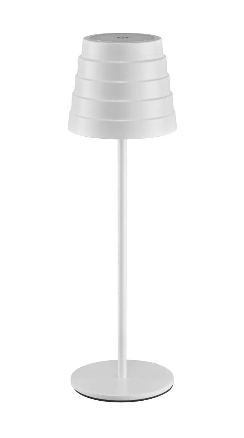 Lampada da Tavolo LED Ricaricabile MAYA Bianca 3W 3000K IP54