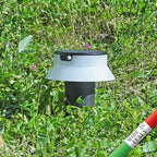Segnapasso Picchetto da Giardino Solare FELICE 200 Nero 2W Ø150 PIR CCT