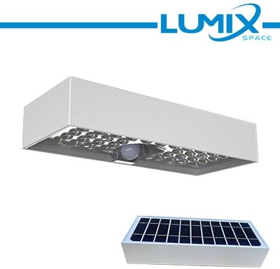 Lampada da parete solare LED 6w - senza fili con sensori