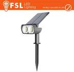 Picchetto da Esterno LED Solare 15W CCT 3 White