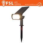 Picchetto da Esterno LED Solare 15W CCT 3 White