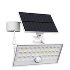 Faro da Esterno LED Solare 60W 6500K Bianco S/Movimento Cavo 3mt IP65
