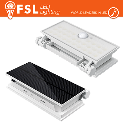 Faro da Esterno LED Solare 60W 6500K Bianco con Sensore Movimento IP65