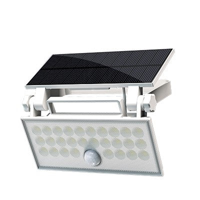 Faro da Esterno LED Solare 60W 6500K Bianco con Sensore Movimento IP65