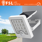 Faro da Esterno LED Solare 40W 6500K Bianco con Sensore Movimento IP65