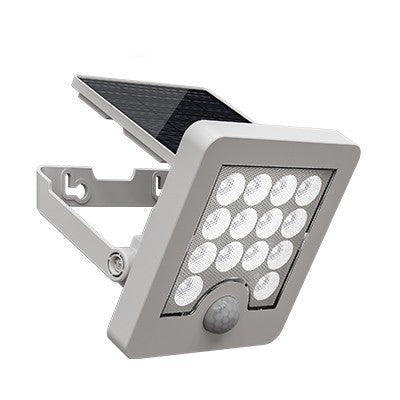 Faro da Esterno LED Solare 40W 6500K Bianco con Sensore Movimento IP65