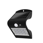 Applique da Parete LED Solare 1,5W 4000K 220lm Nero con Sensori IP65