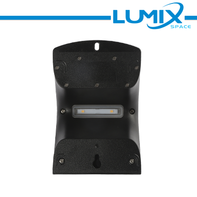 Applique da Parete LED Solare 1,5W 4000K 220lm Nero con Sensori IP65