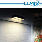 Applique da Parete LED Solare 6W 800lm con Sensori IP65