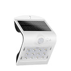 Applique da Parete LED Solare 1,5W 4000K 220lm Bianco con Sensori IP65