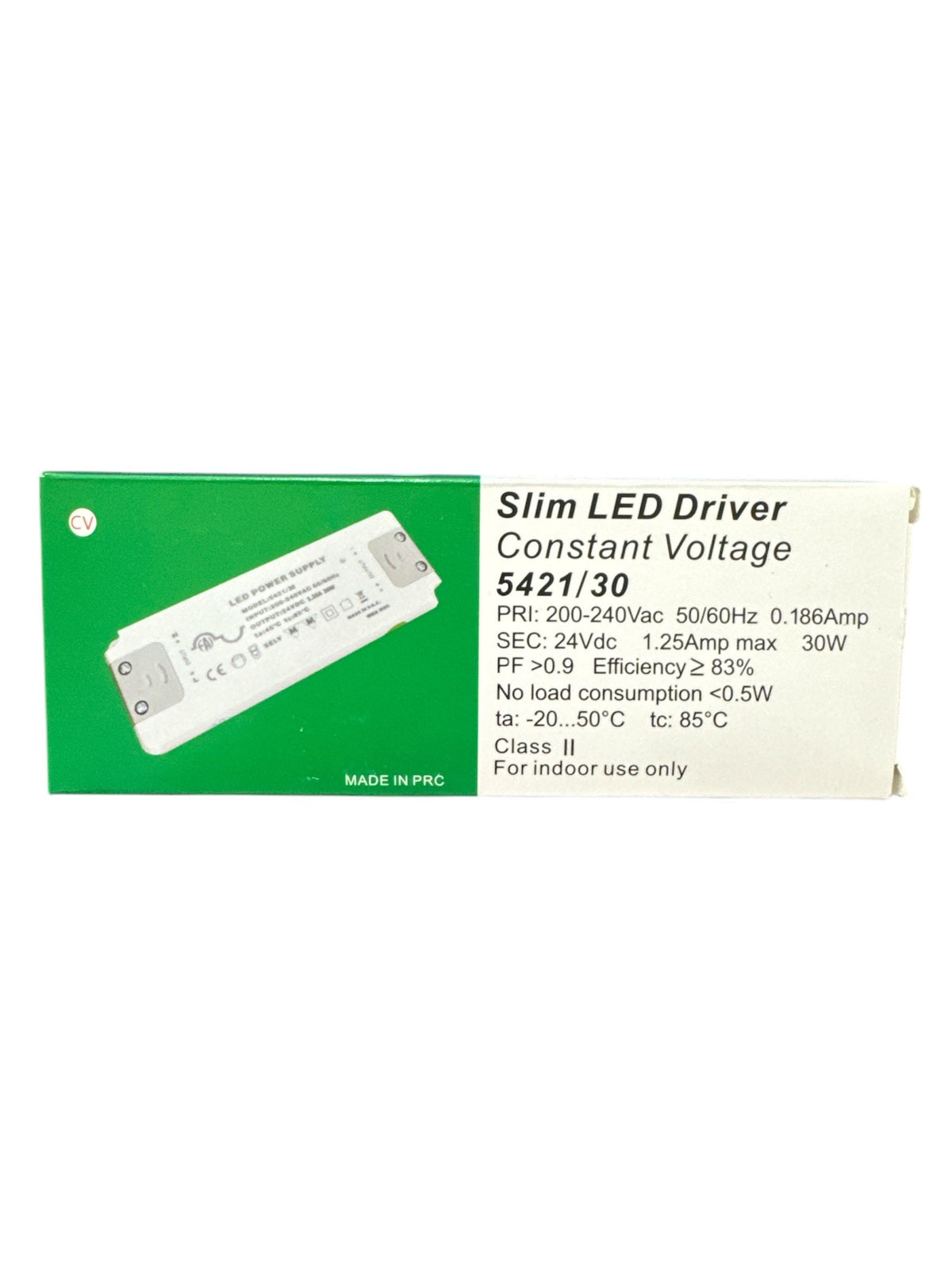 Trasformatore Alimentatore Piatto Slim 30W 24V IP20 FAI