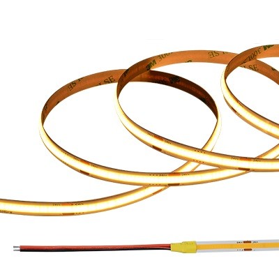 Striscia LED COB IP20 Luce Calda 3000K 24V 15W/MT 1450LM/MT 8mm FSL