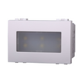 Ettroit Segnapasso Led 3 Moduli 2,4W IP20 6000K Compatibile Bticino Matix