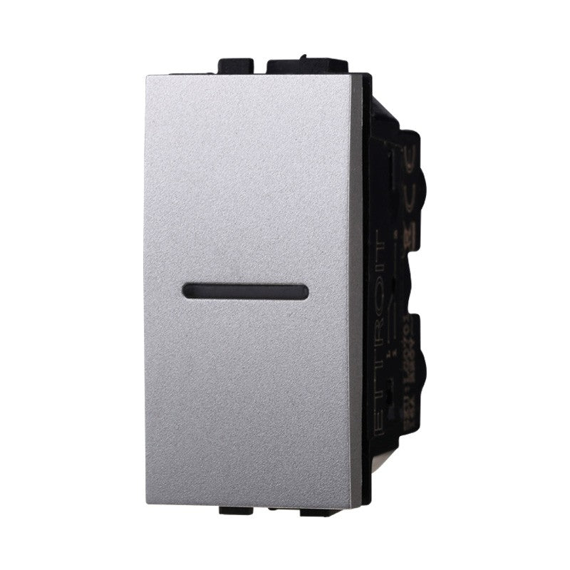 Pulsante 1P Assiale Compatibile Bticino Living Light LG0601