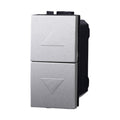 Pulsante Doppio 1P+1P 16A Compatibile Bticino Living Light LG1202
