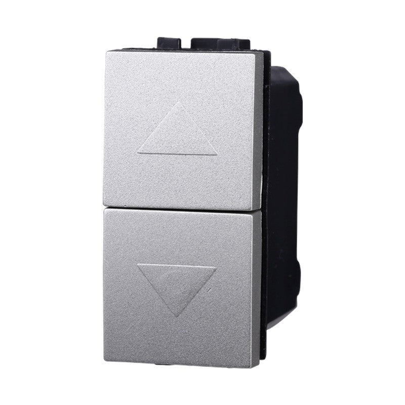 Pulsante Doppio Interblocco Saliscendi Compatibile Bticino Living Light LG1204