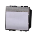 Pulsante 2P Portanome Compatibile Bticino Living Light LG1901