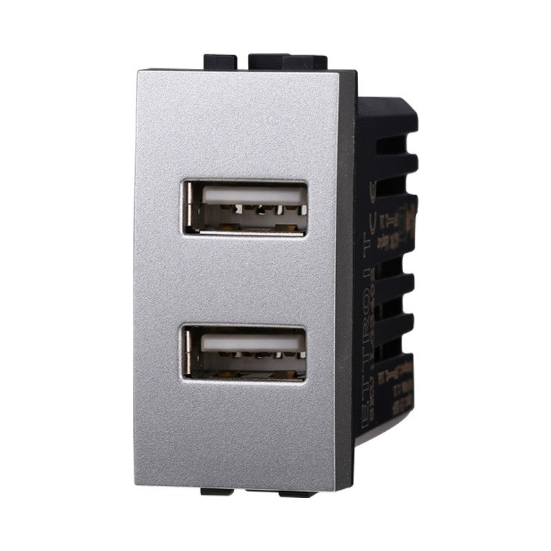 Presa USB 2 Posti 2.1 AMH Bticino Living Light LG2402