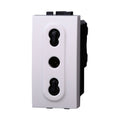 Presa Bipasso 2+T 16A Compatibile Bticino Living Light LB2001