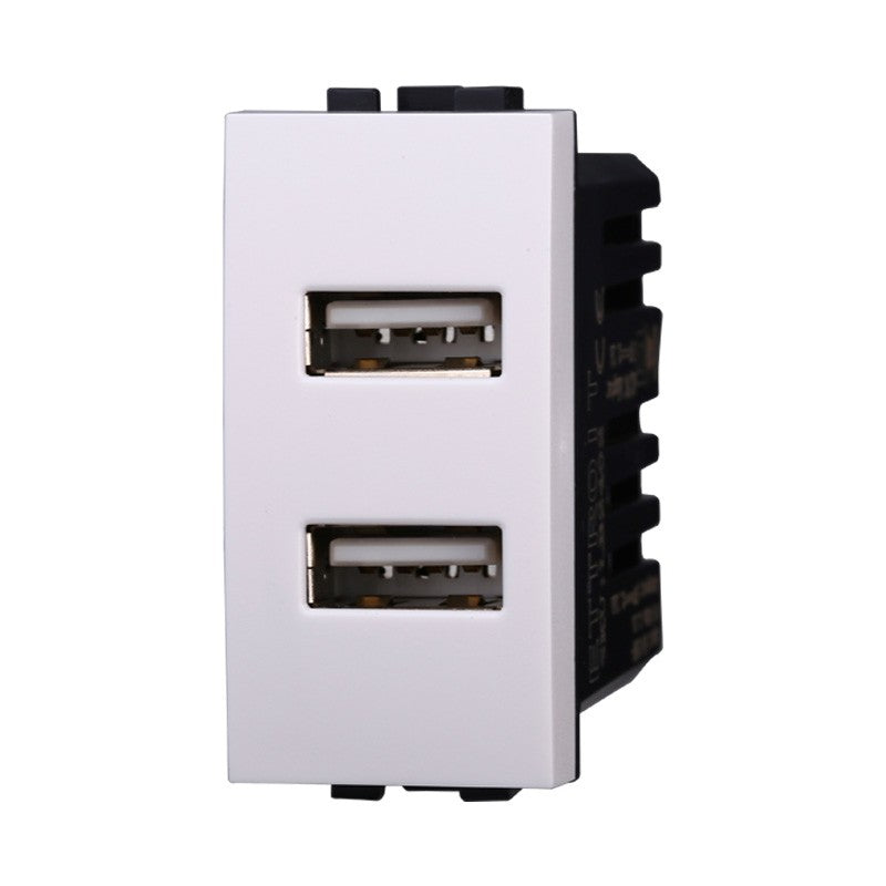 Presa USB 2 Posti 2.1 AMH Bticino Living Light LB2402