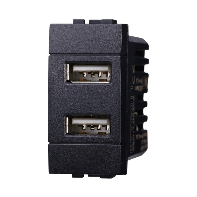 Presa USB 2 Posti 2.1 AMH Bticino Living Light LN2402