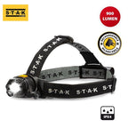 Luce Frontale LED KAIZER Professionale Ricaricabile 10W 900lm con Zoom