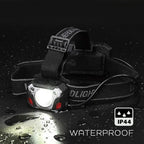 Luce Frontale LED CAESAR Professionale Ricaricabile 10W 1200lm con Riflettore