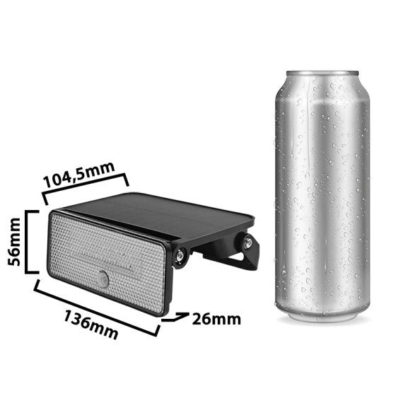 Faretto Applique Maya Solare 8W 4000K con Sensore Movimento