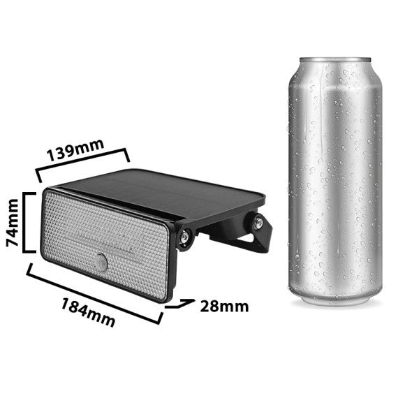 Faretto Applique MAYA XL Solare 12W 4000K con Sensore Movimento