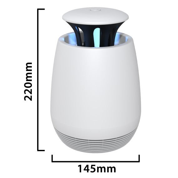 Zanzariera Elettrica ad Aspirazione UV LED e Ventola 5W