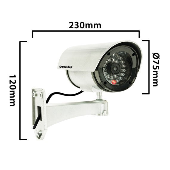 Telecamera Finta con LED Rosso a Batteria 2xAA