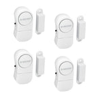 Set di 4 Allarmi Magnetici Porte e Finestre a Batteria 3xLR44