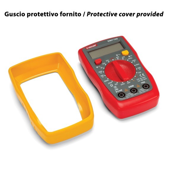 Tester Digitale 7 in 1 con Sonde Custodia e Schermo Retroilluminato