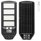 Lampione Stradale Solare 200W Con Crepuscolare e Movimento 6500K IP65