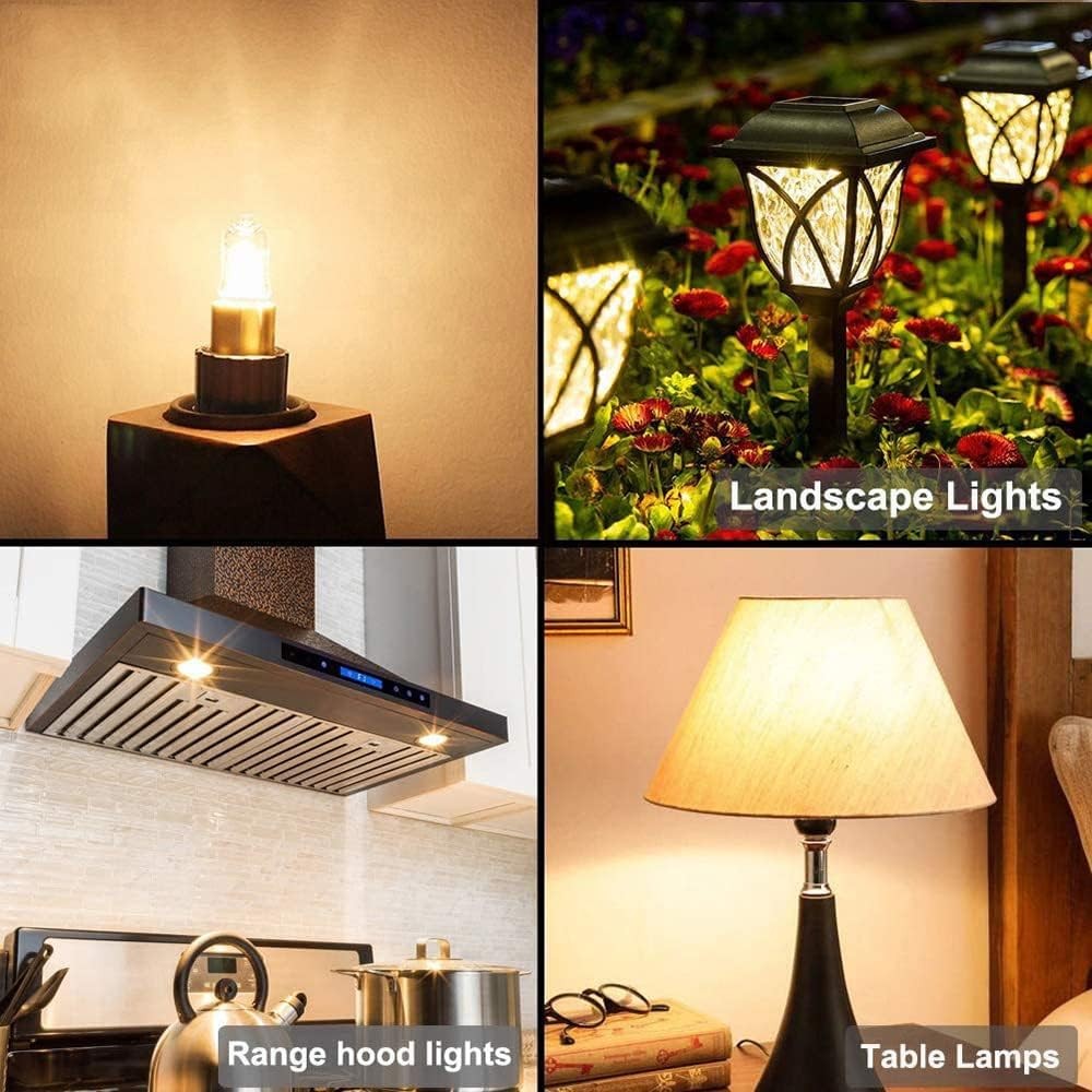 12 Pezzi Lampadina Alogena G4 10W 12V Luce Calda 2700K