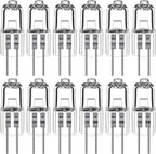 12 Pezzi Lampadina Alogena G4 10W 12V Luce Calda 2700K