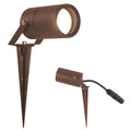 SPIKY Faretto a Picchetto Orientabile Corten IP65 Connettore IP68