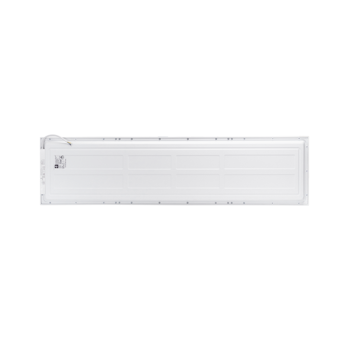 Pannello Led 50W 120x30cm Cornice Bianca Rettangolare Bianco Neutro 4000K
