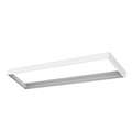 Cornice Supporto di Fissaggio Per Pannello Led 120x30x4cm bianca FSL