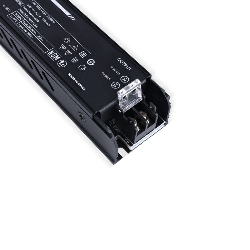 Alimentatore Slim 60W 24V 2,5A Alta Efficienza IP20 Full Power