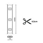 Striscia Led COBPOINT IP67 220V 15W/MT 286LED/MT 6000K Bobina 50 Metri