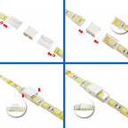 Connettore Intermedio Per Strip Led 220V In 2 Pin IP68 Per Mod. COBPOINT / XRAY