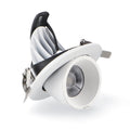 Faro LED da Incasso 15W Orientabile Tricolor CCT Foro Ø90mm Bianco CRI90