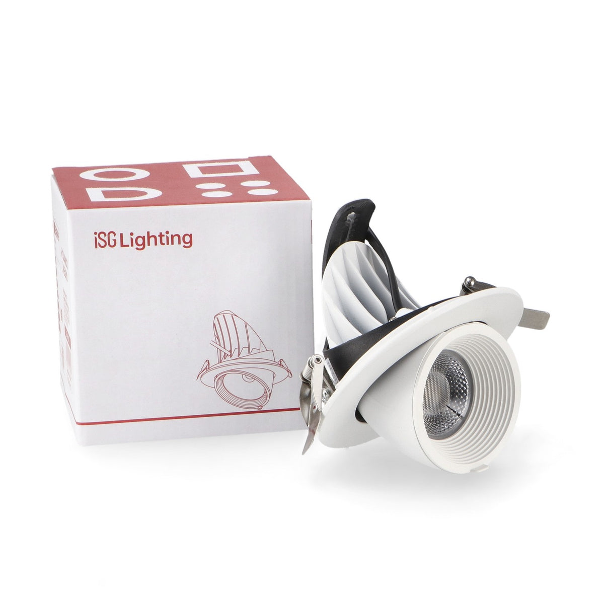 Faro LED da Incasso 15W Orientabile Tricolor CCT Foro Ø90mm Bianco CRI90