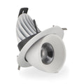 Faro LED da Incasso 30W Orientabile Tricolor CCT Foro Ø150mm Bianco CRI90