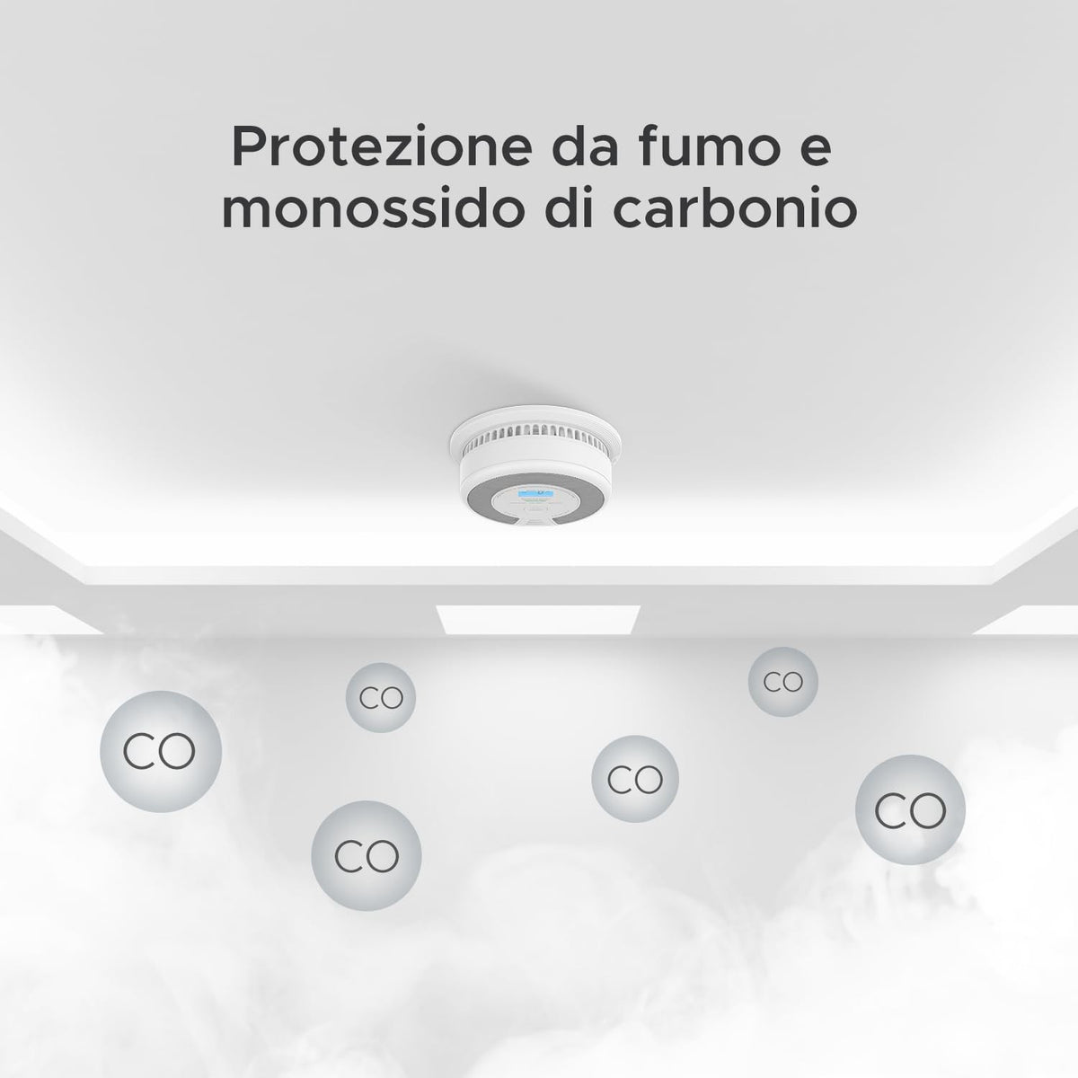 X-Sense Rilevatore di Fumo e Monossido di Carbonio Autonomo a 10 Anni