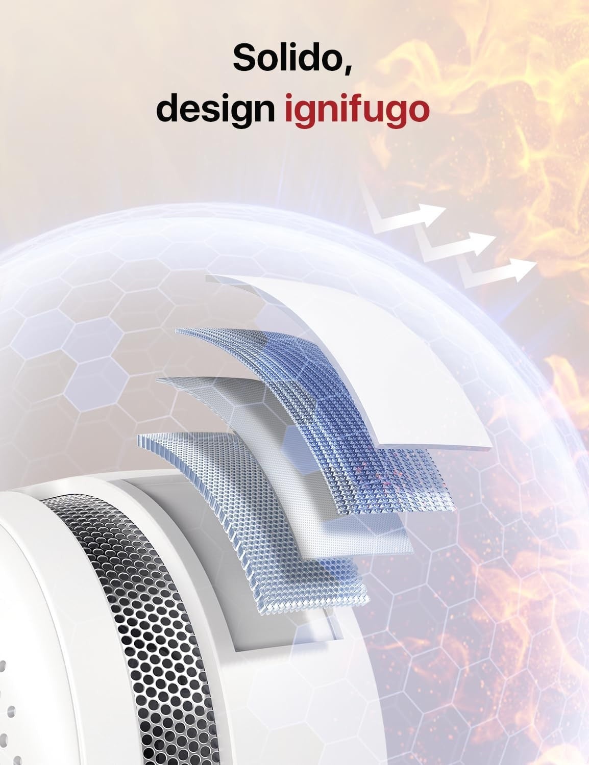 X-Sense Mini Rilevatore di Fumo con 10 Anni di Autonomia EN 14604 6PZ