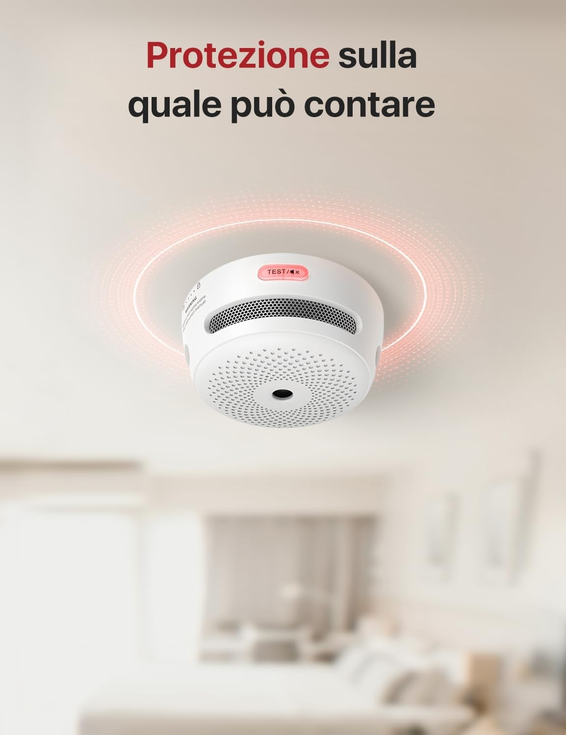 X-Sense Mini Rilevatore di Fumo con 10 Anni di Autonomia EN 14604 12PZ