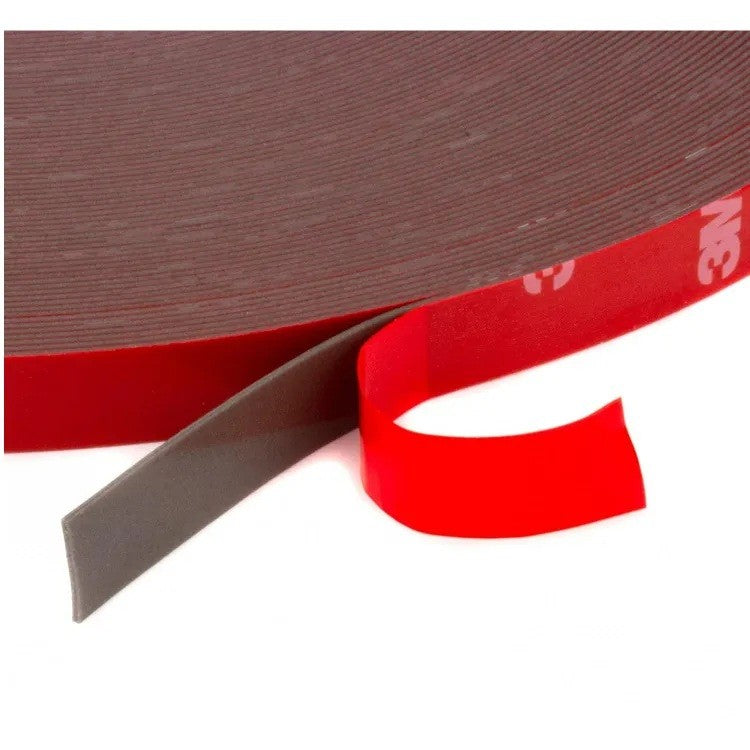 Nastro Biadesivo Rosso 3M 4229 33 Metri x 8 mm Per Strisce LED